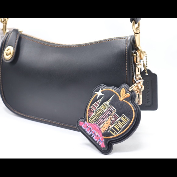 Coach Bags Coach Souvenir Skyline Apple Bag Charm In Signature Canvas Poshmark